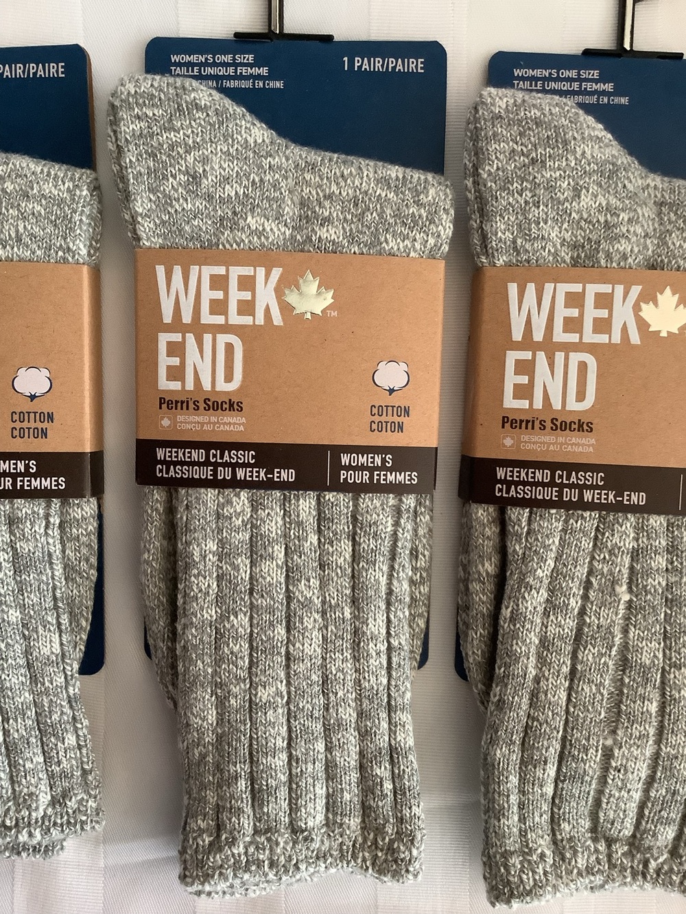 Three Pair Perri’s Women’s Socks - NWT - Picture 2 of 3